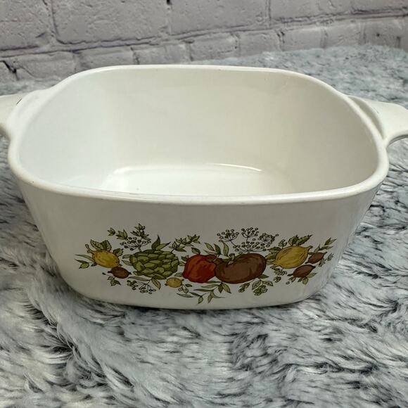 Corning Ware Set of Two L'Echalote Spice of Life Baking Vintage NO LIDS - Picture 11 of 14